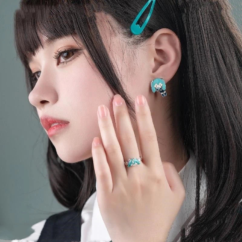 Hatsune Miku 39 Future Appointment Shaker Earrings